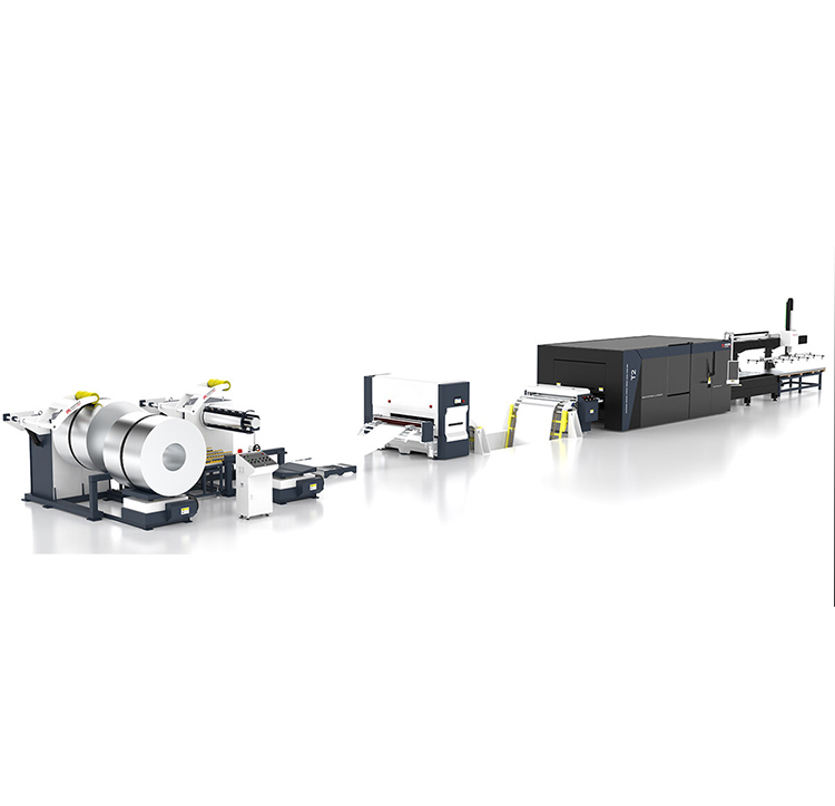 T2 Production Line - Laser Coil Unwinding And Leveling Automatic Production Line