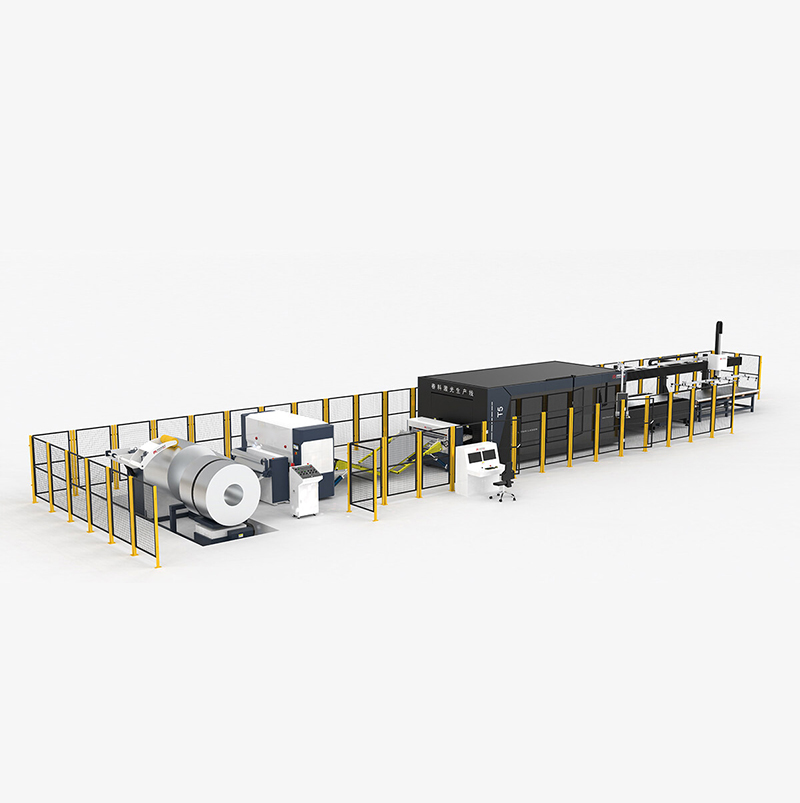 T5 Production Line - Double-Head Unwinding And Leveling Laser Cutting Production Line