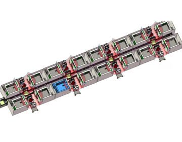 Robot laser production line