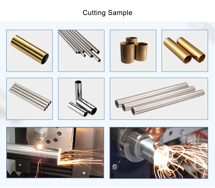 tube laser cutting machine sample